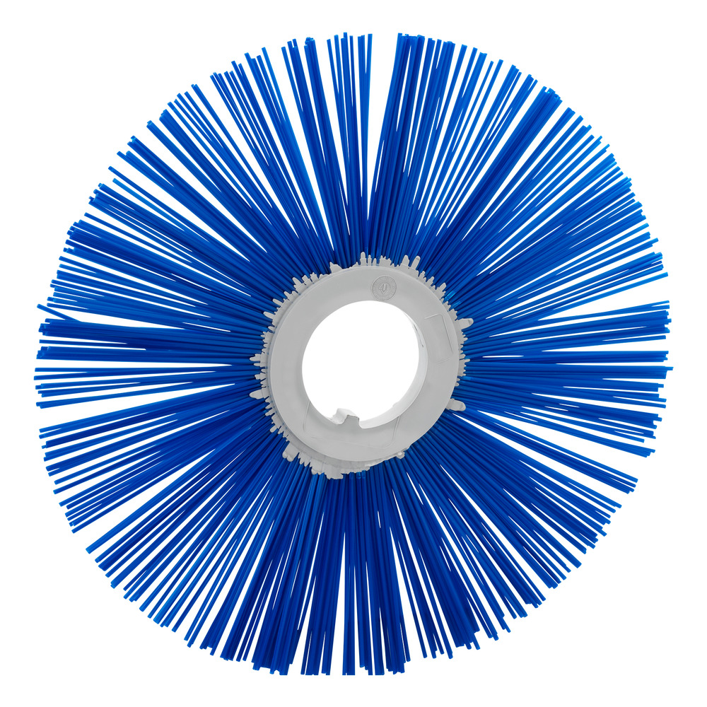 Balai à disque avec garniture en plastique PP et anneau en plastique pour les balayeuses