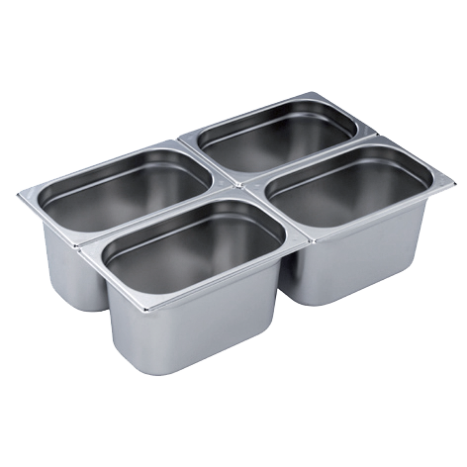 Conteneur Gastronorm en acier inoxydable 1/4