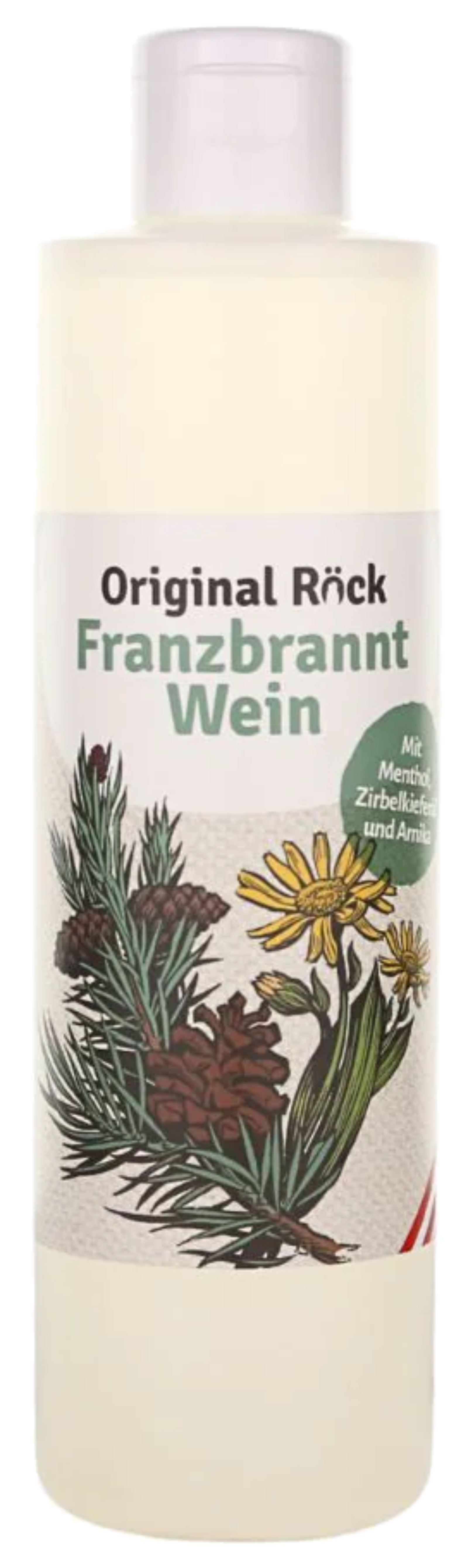 Franzbranntwein mit Menthol, Zirbenkieferöl u. Arnika 250 ml
