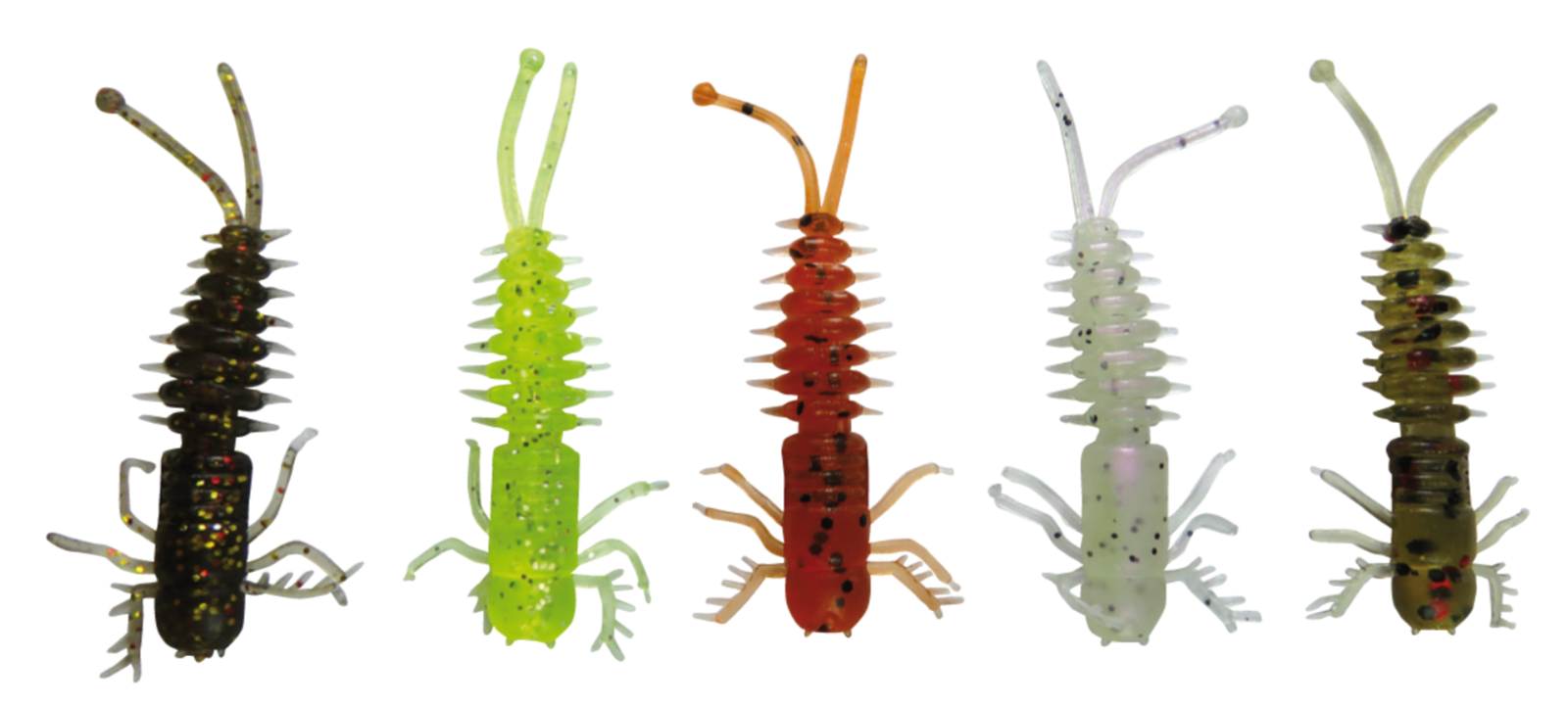 Leurres souples Tortuga Soft Baits, lot de 5