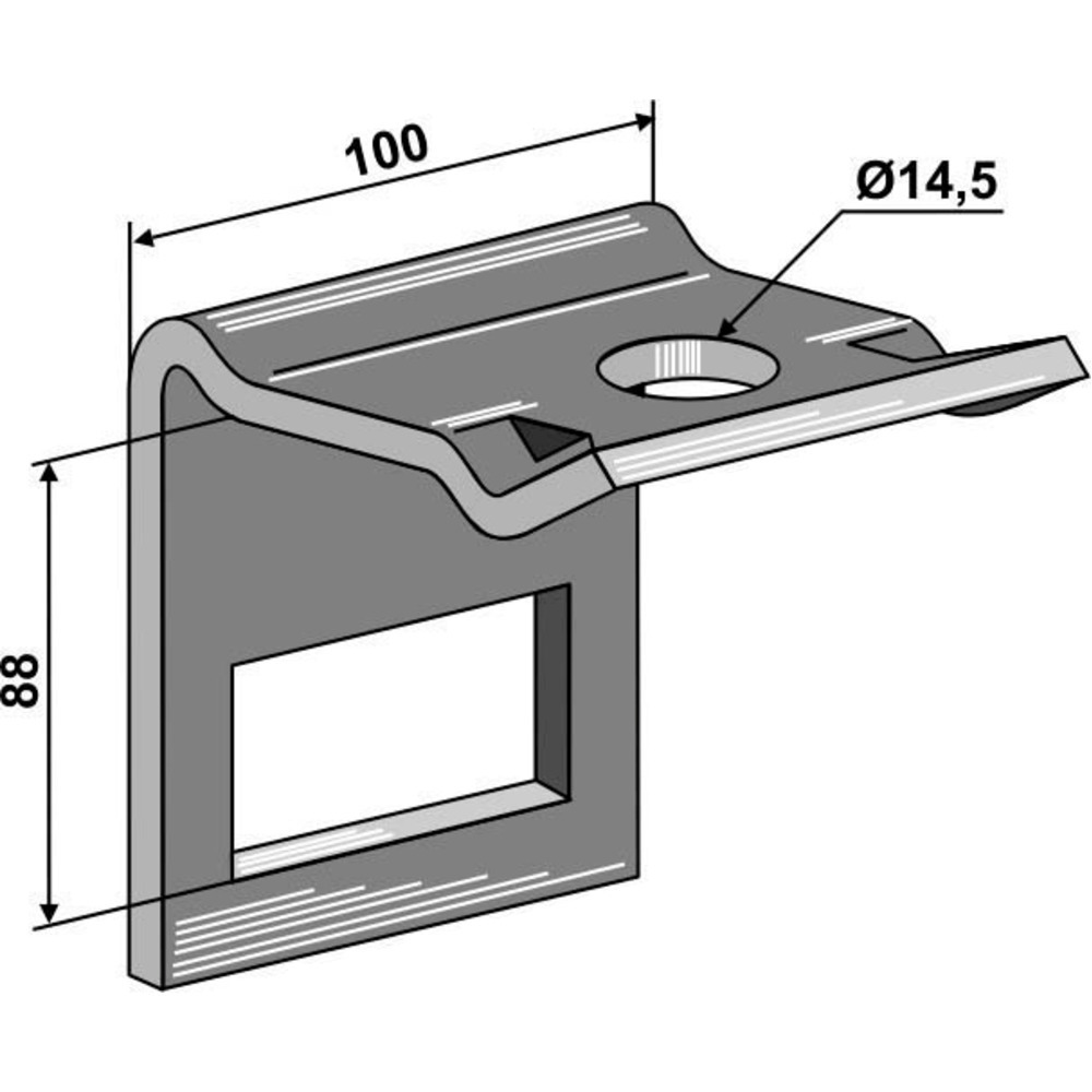 Porte-dents pour 70x12