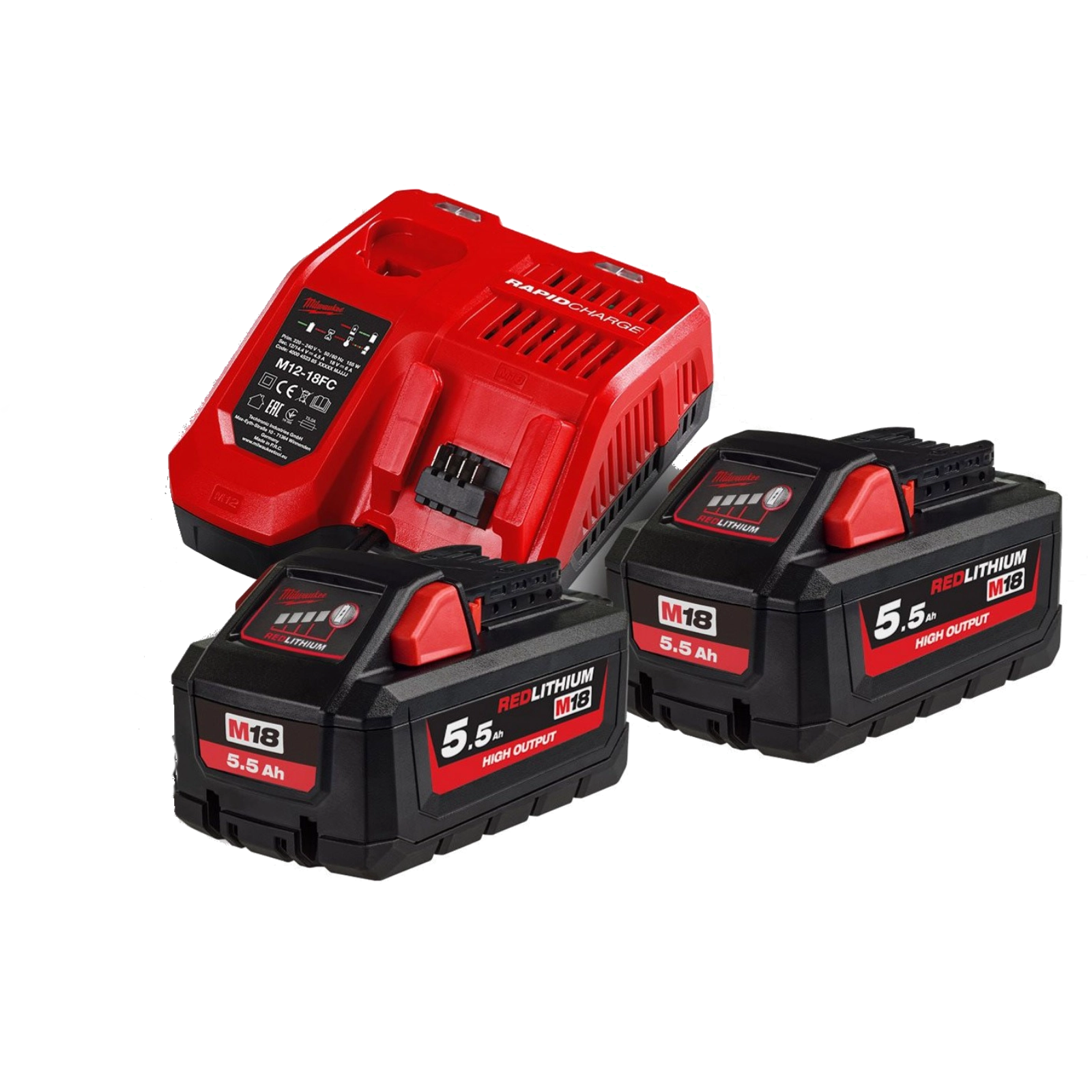 Akku - Set 2 x 5,5Ah High Output