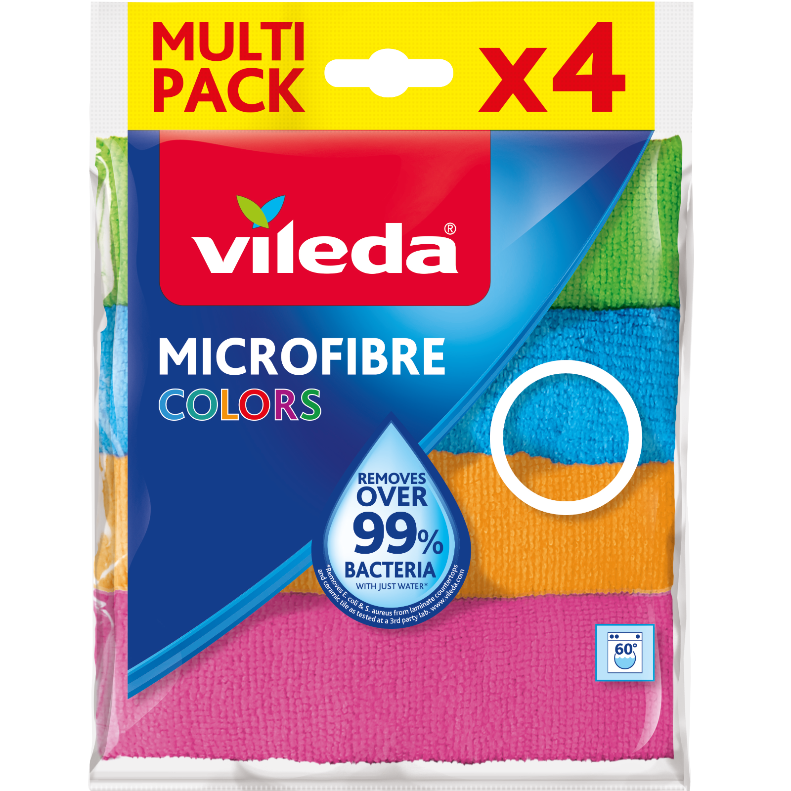 Allzwecktuch Mikrofaser Colors 4er-Pack