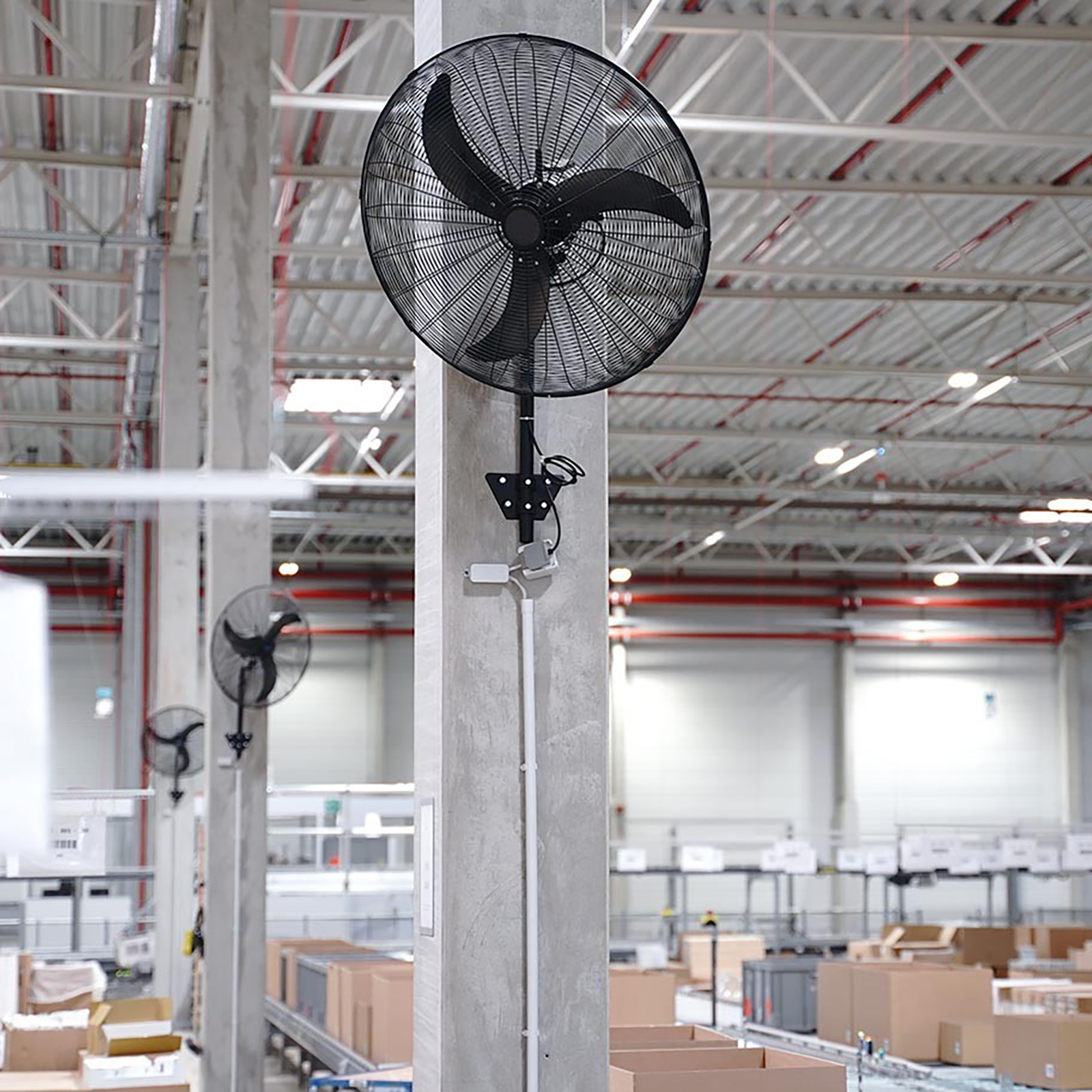 Korbventilator 71 cm 230 V mit Fernbedienung