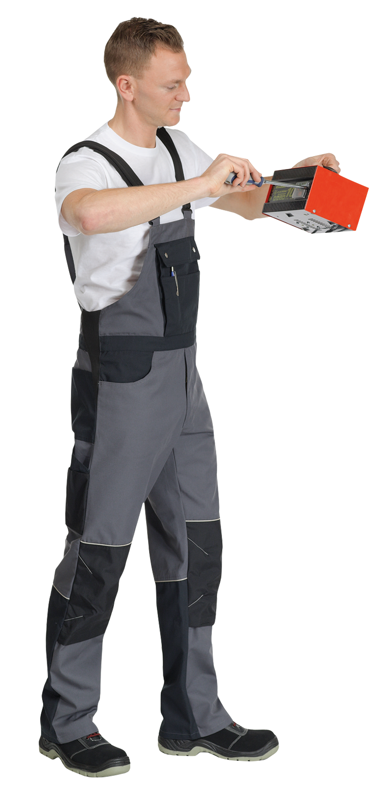 Salopette Professional gris/noir