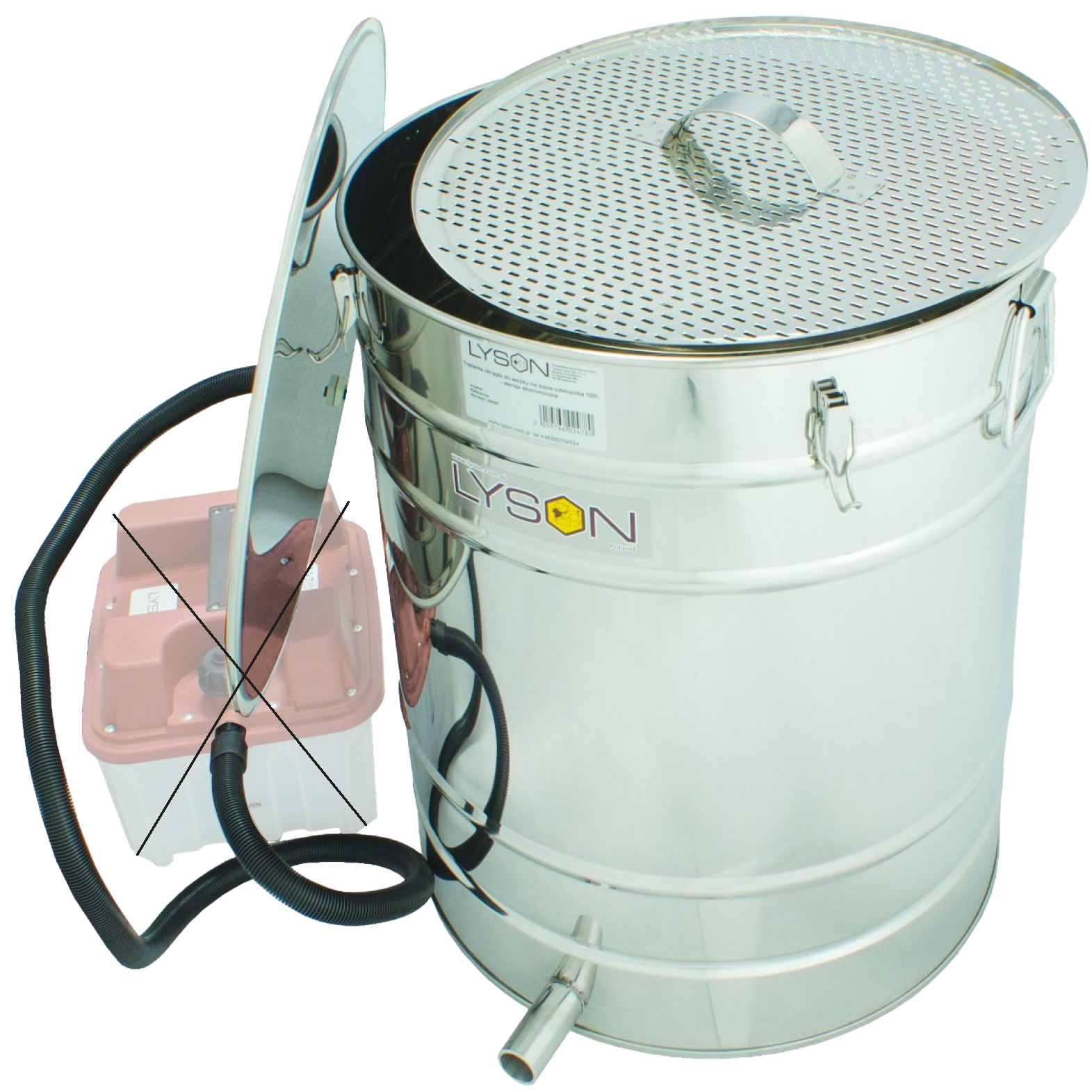 Fondeur de cire à vapeur ECO 100l sans générateur de vapeur