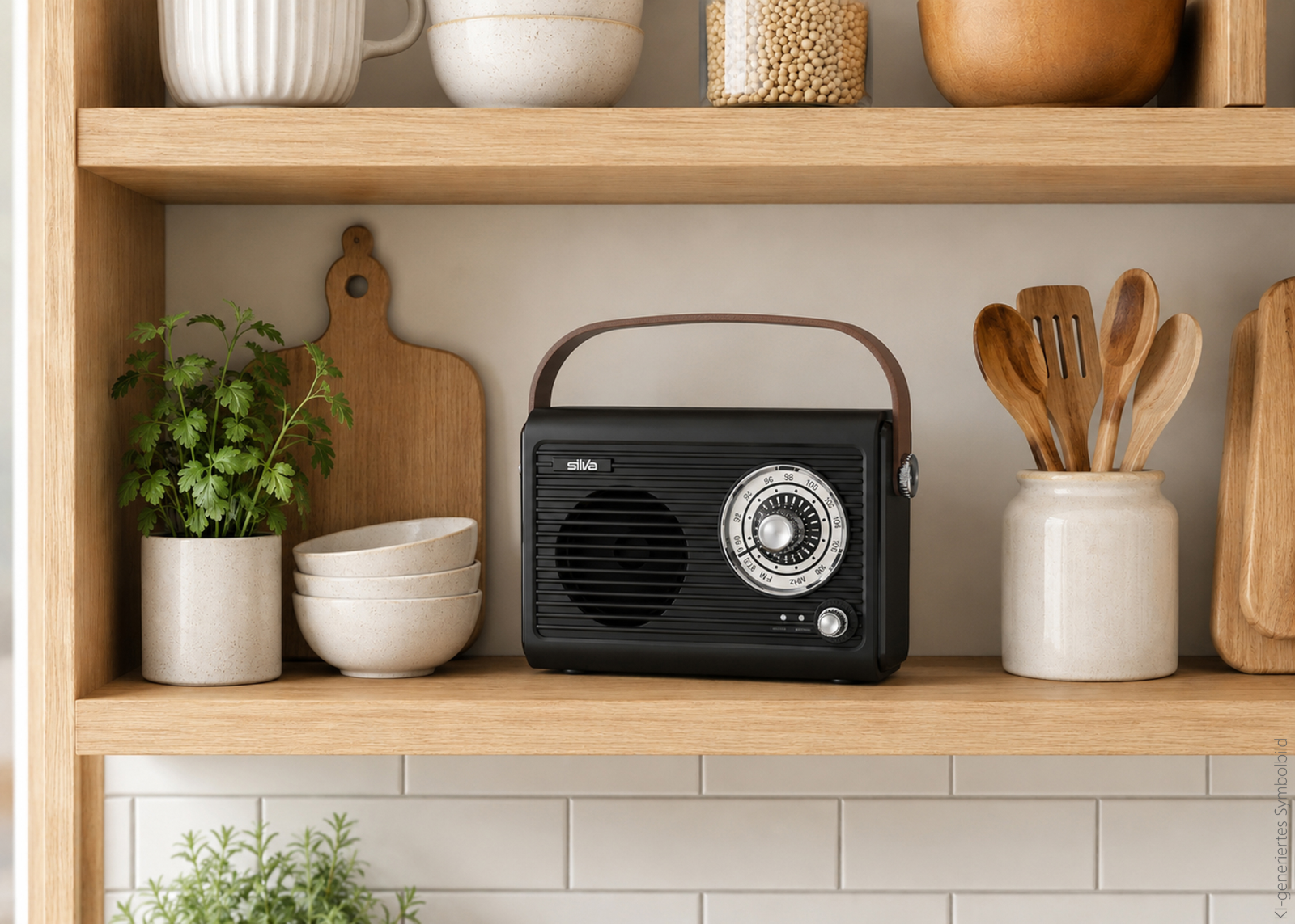 Radio Retro Mono 1966 BT schwarz