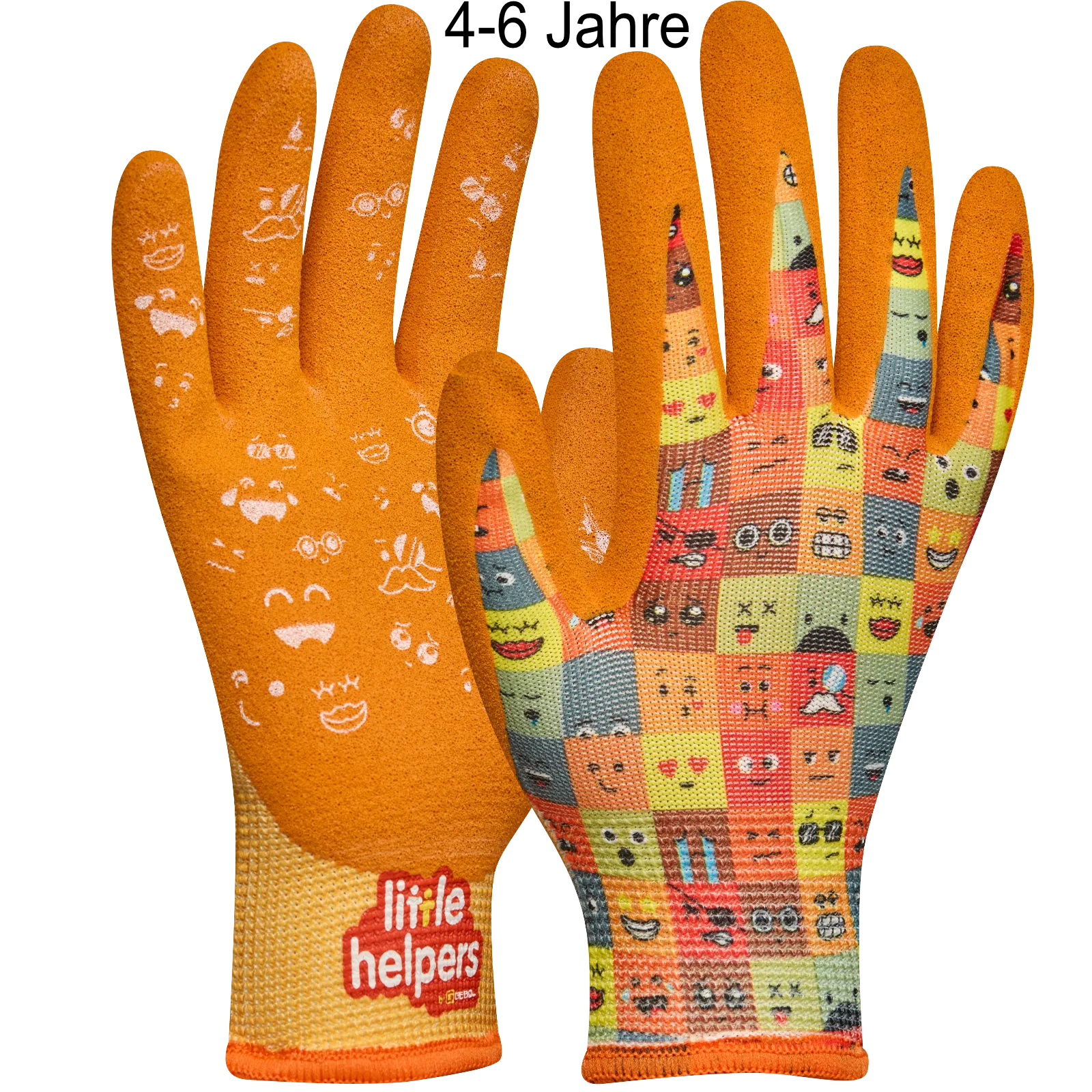  Handschuhe Kinder orange