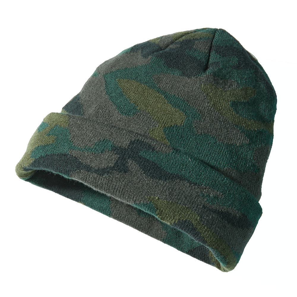 Strickmütze Camouflage oliv