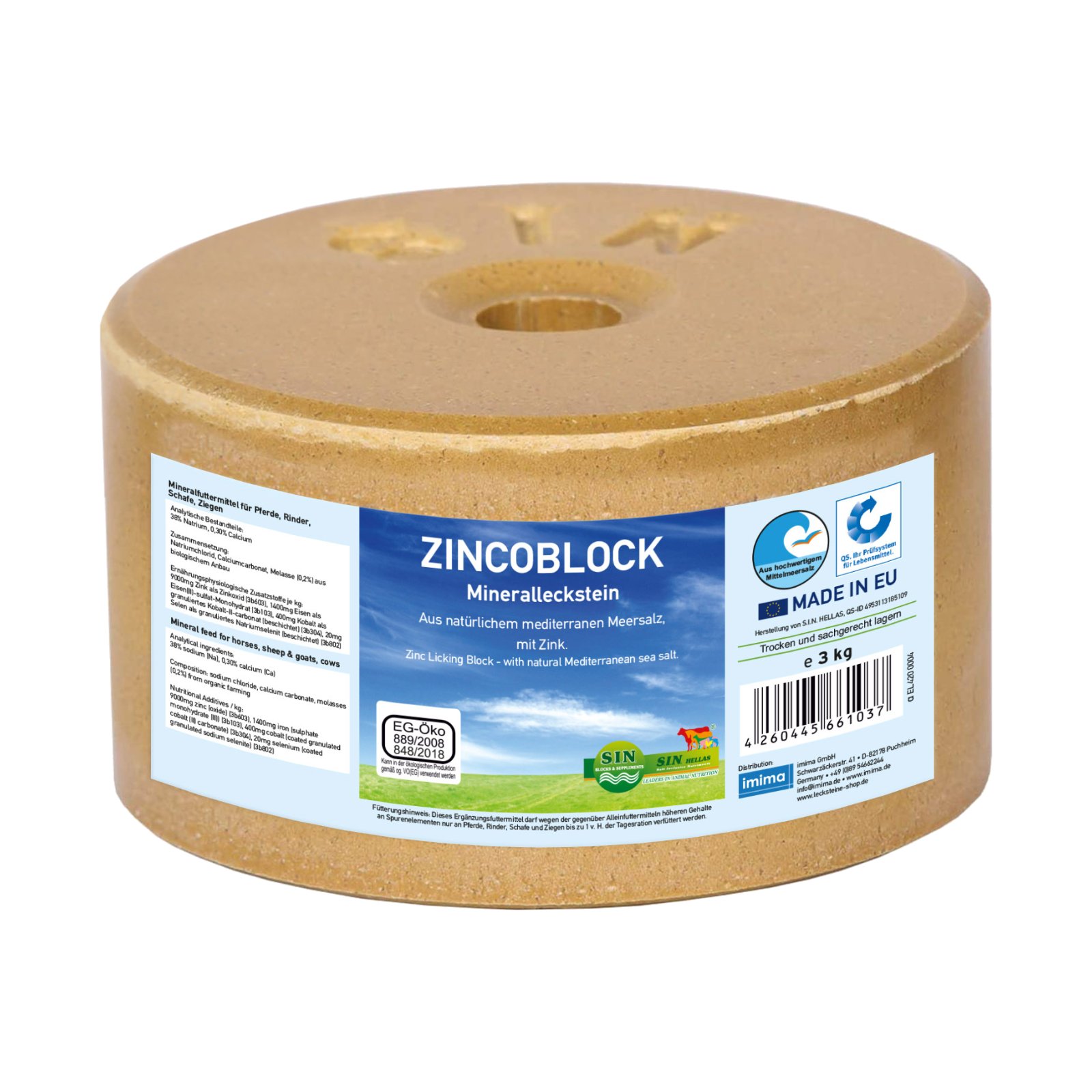 Leckstein Zincoblock 3 kg