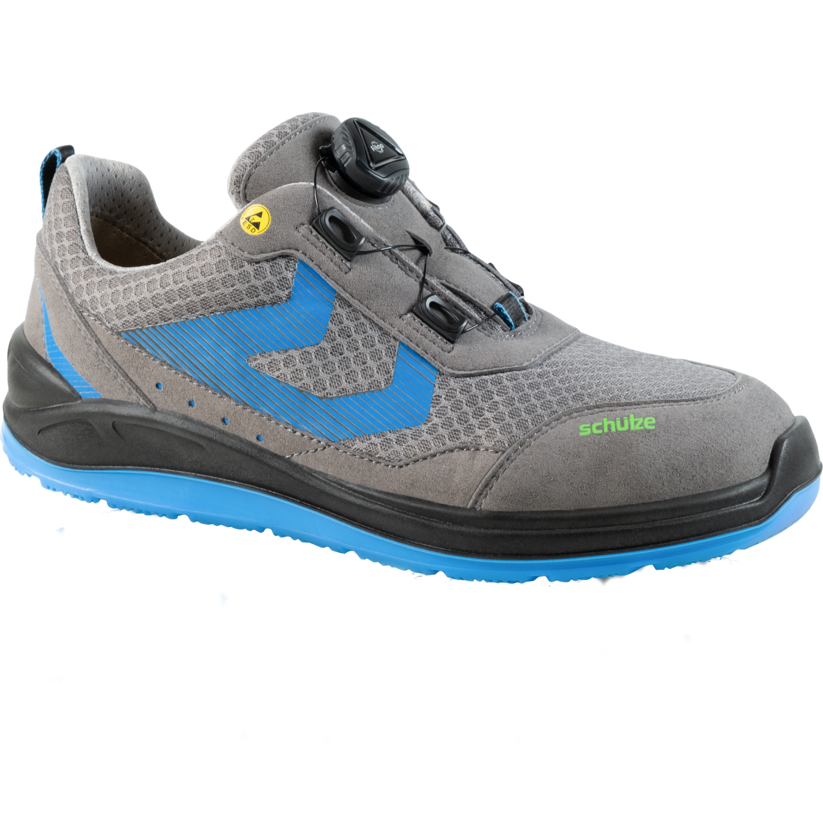 Chaussure basse SI S1 MAX ESD HS gris/bleu 