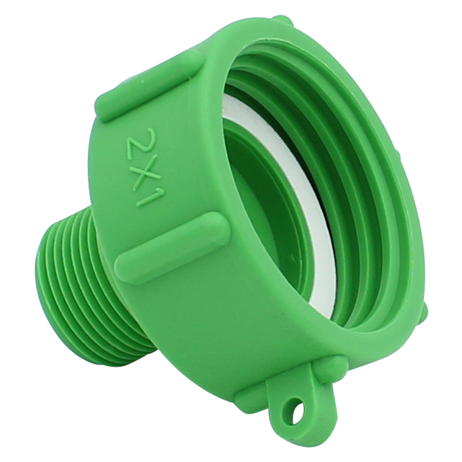 IBC Adapter von 2 Zoll Grob- auf 1 Zoll Feingewinde