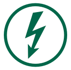 Geflügelnetz grün, elektrifizierbar