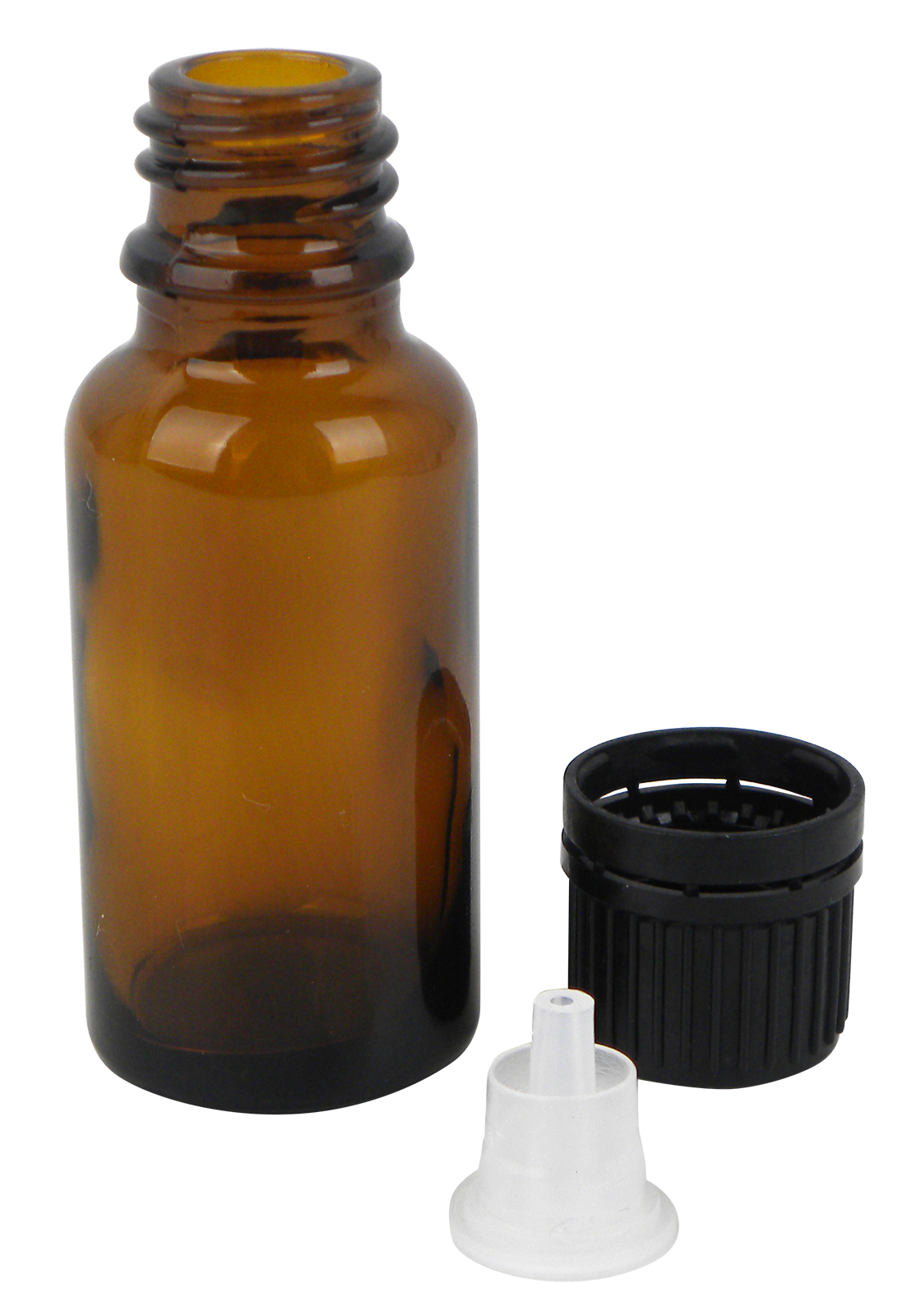 Glasflasche mit Tropfeinsatz 20ml