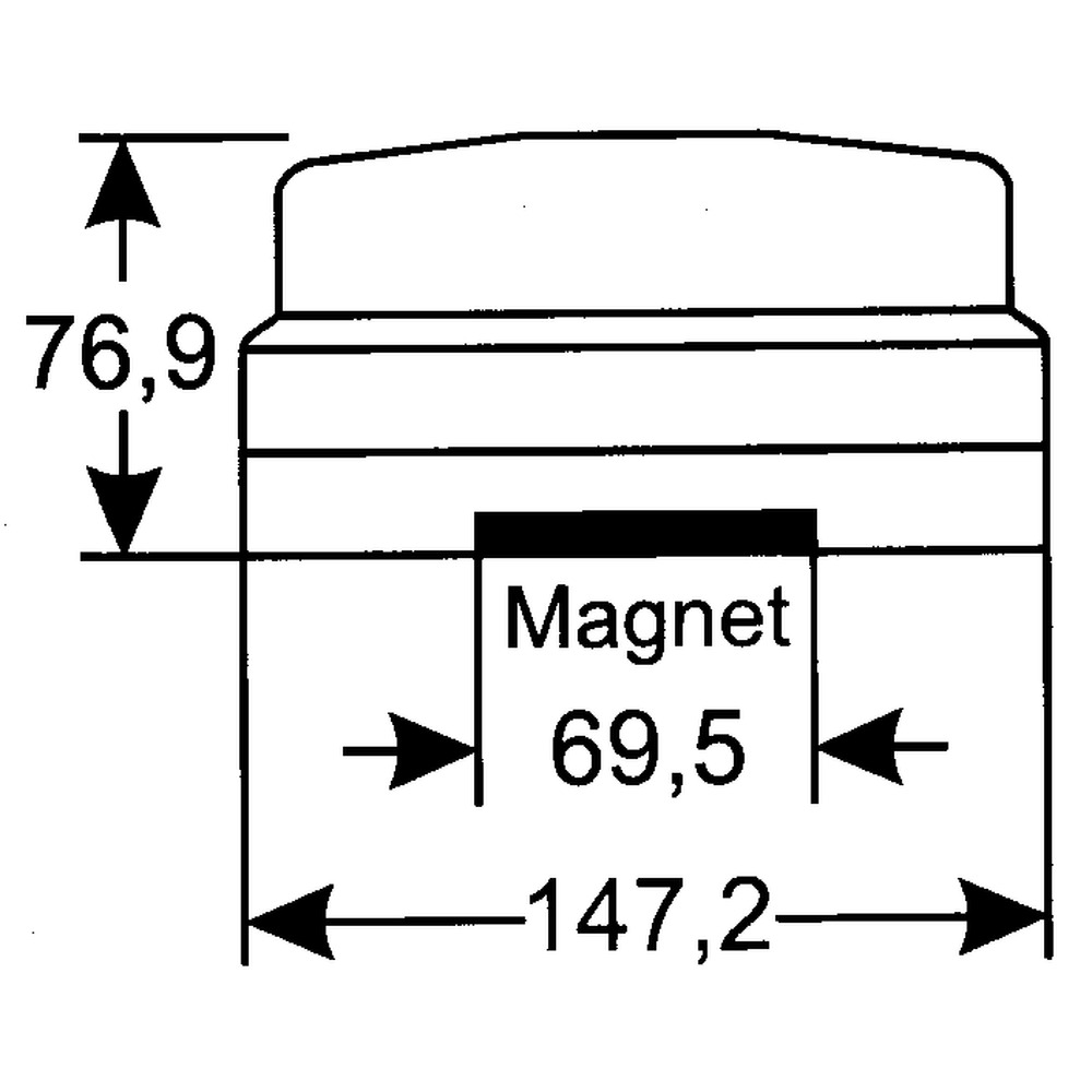 LED Kennleuchte - Magnetmontage