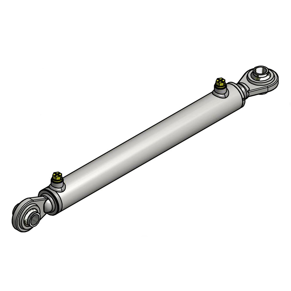 cylindre hydraulique double effet 50/30/450mm avec rotules à souder Ø 25,4mm