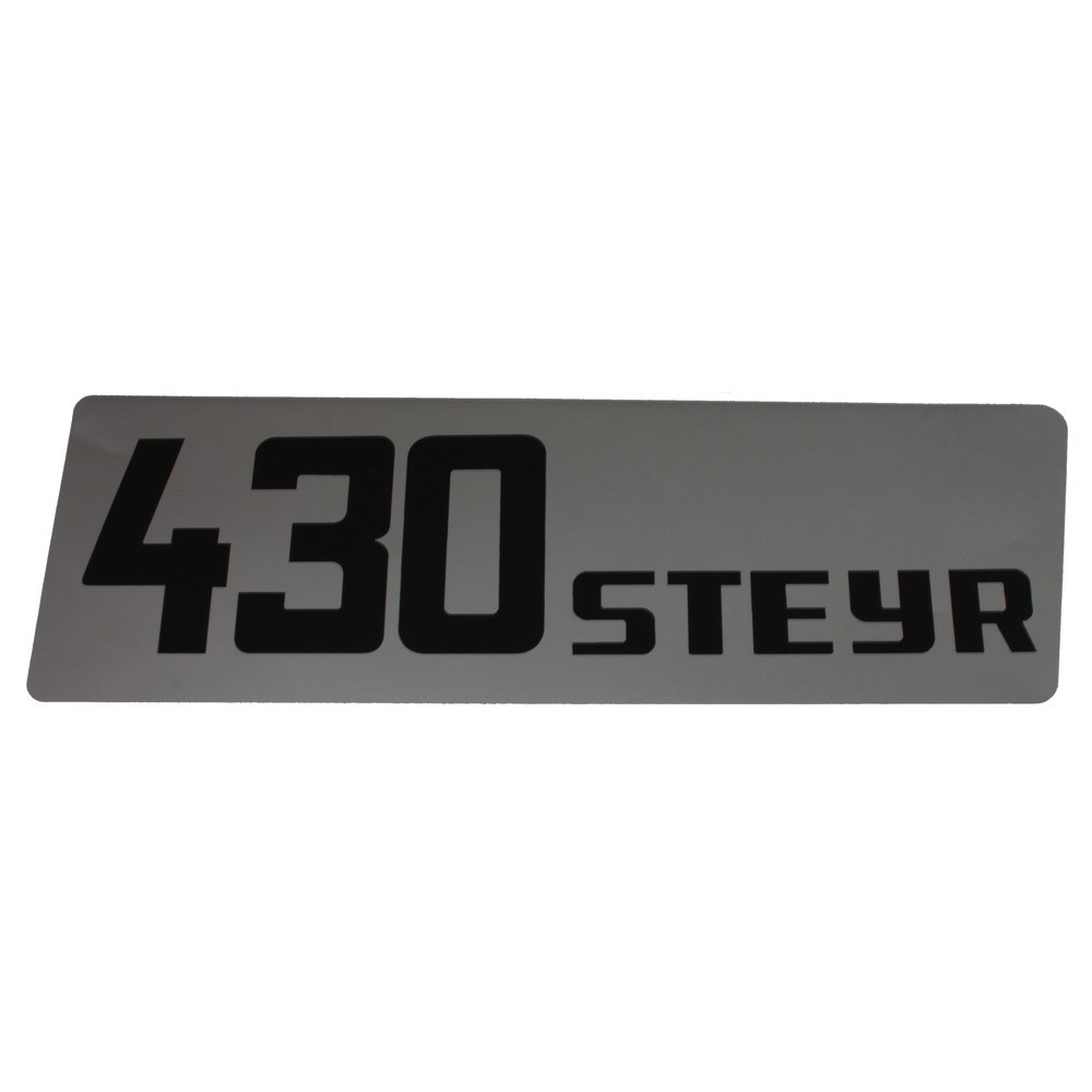Étiquette Steyr Plus 430
