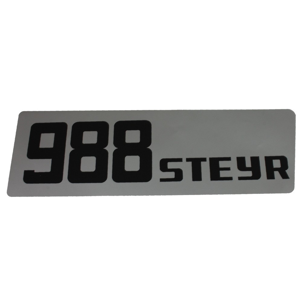 Étiquette Steyr Plus 988