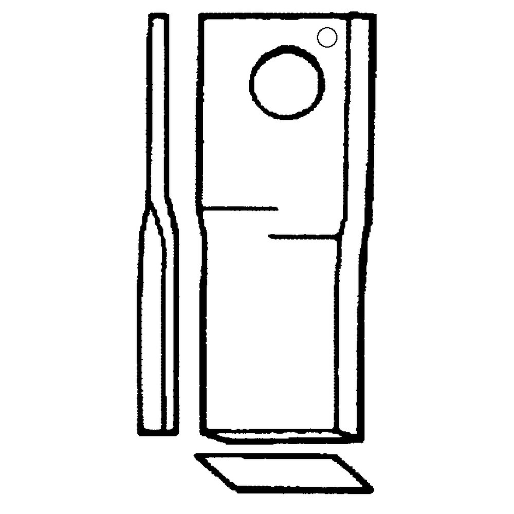 Couteau rotatif radura convient à Claas, Niemeyer, Pöttinger