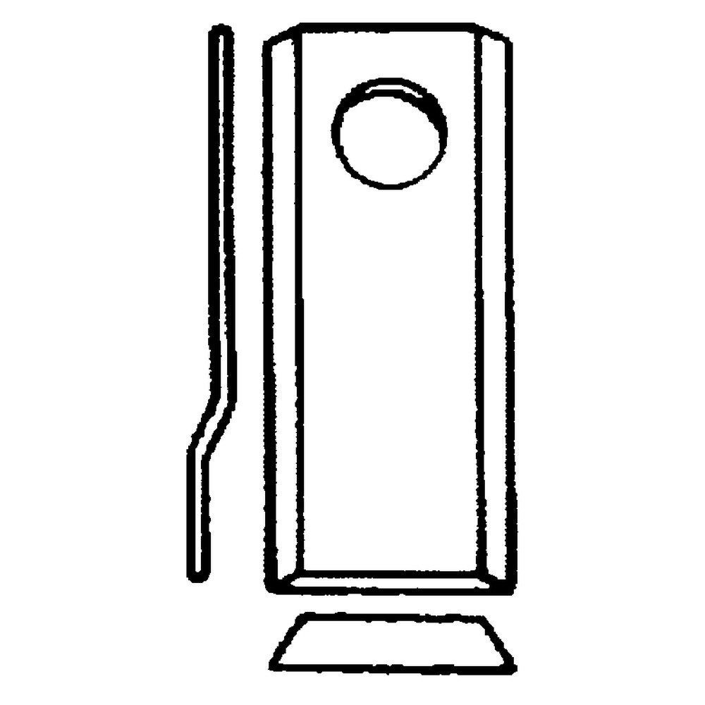 Couteau rotatif Radura convient à Deutz-Fahr, Niemeyer, Pöttinger, PZ-Zweegers