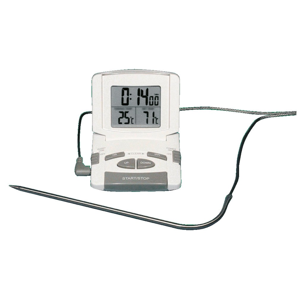 Thermometer mit Sonde und Timer