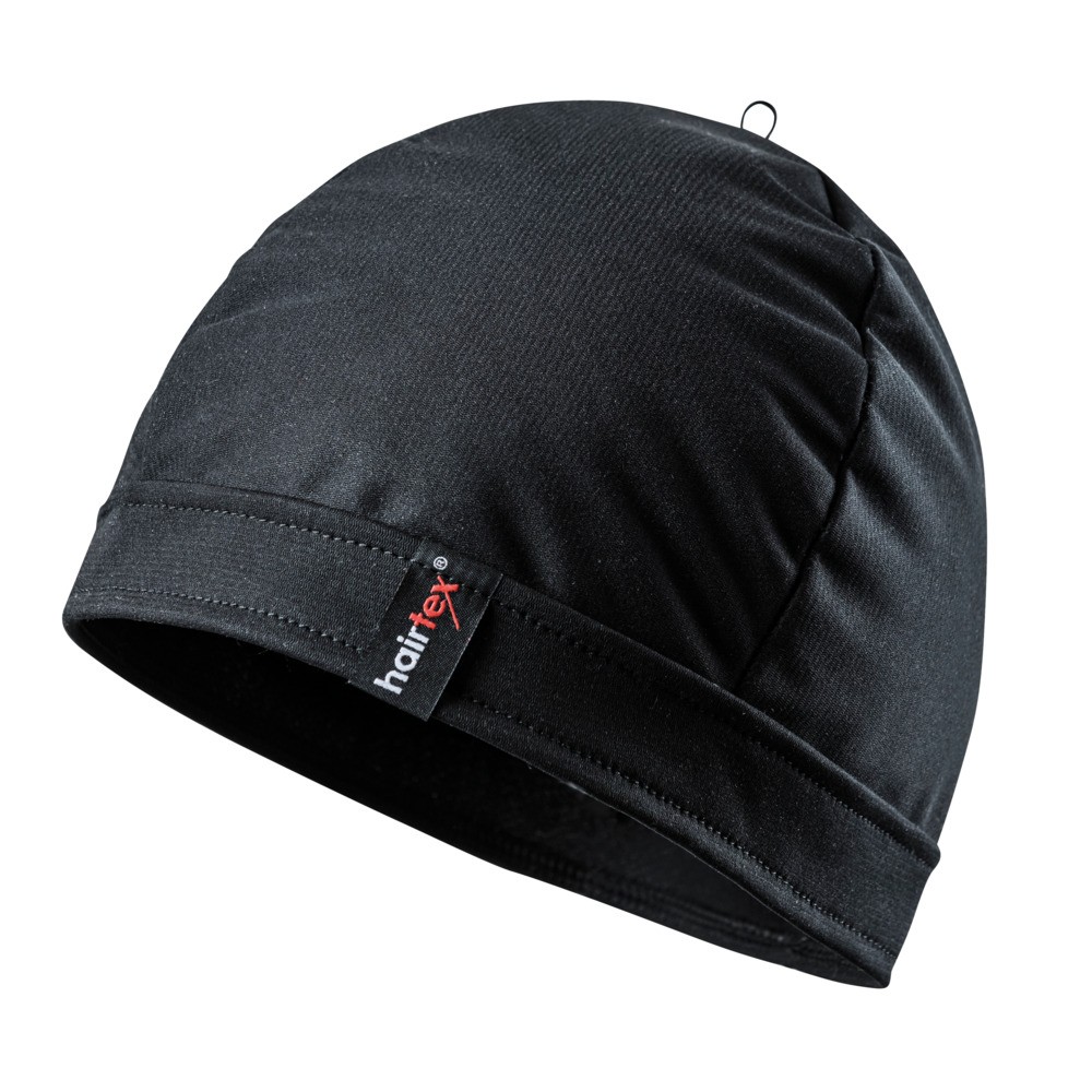 Stall-Mütze mit Gummizug schwarz - hairtex®
