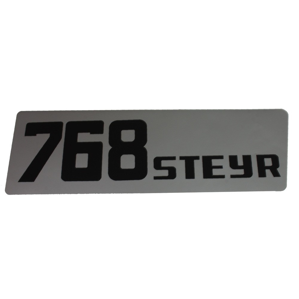 Étiquette Steyr Plus 768