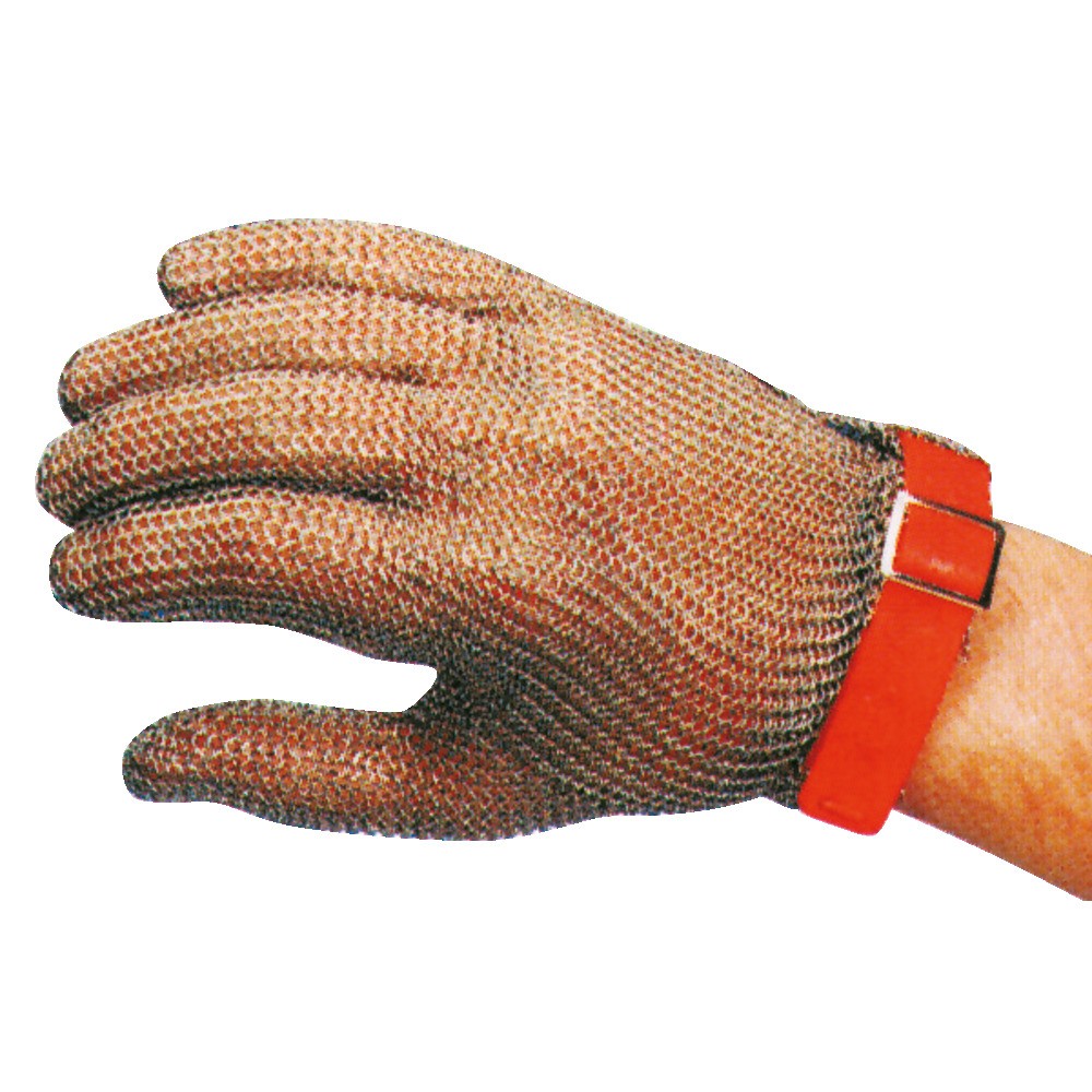 Stechschutzhandschuh aus Edelstahl-Ringgeflecht