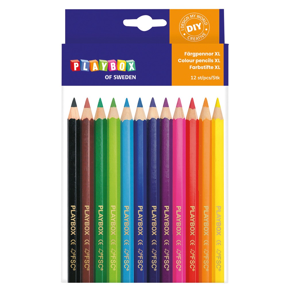 Crayons de couleur épais