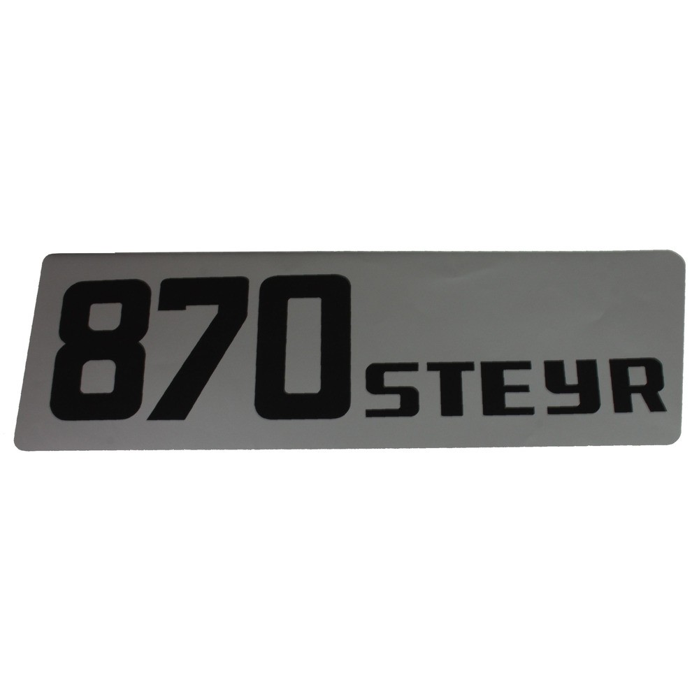 Étiquette Steyr Plus 870