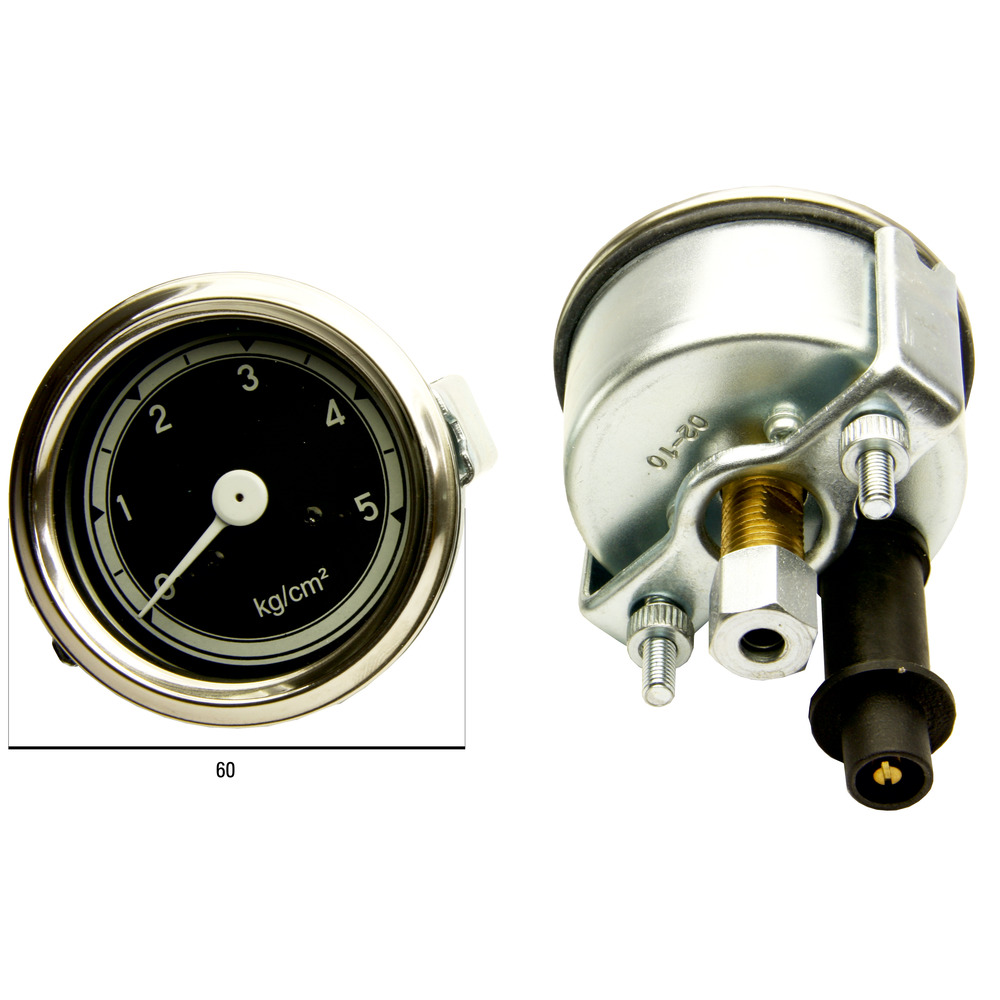 Öldruckmanometer ø60mm 0-16 Bar, Öldruckanzeige