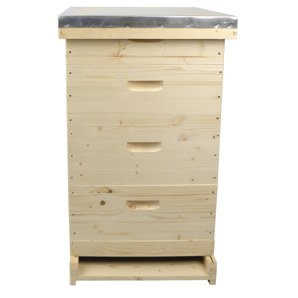 EHM Set de ruches à cadre plat, cadres inclus